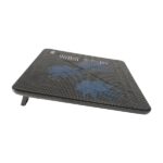 Unykach Candy C300 Base di raffreddamento - 3 ventole LED blu - Altezza regolabile - Struttura resistente - 2 porte USB - Colore nero - immagine 4