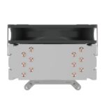 Unykach Unycool H60 Dissipatore CPU - Multisocket universale - Ventola da 120 mm - Colore nero - immagine 3