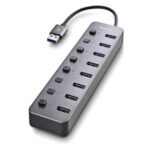 NGS IHUB8  Hub USB 3.0 - 8 porte USB 3.0 con interruttori - Fino a 5Gbps - immagine 3