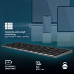 NGS Fortune-BT Tastiera wireless multi-dispositivo USB Bluetooth - Portoghese - Silenziosa - Tasti X-Type - Batteria ricaricabile - immagine 4