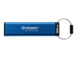 Kingston Iron Key Keypad 200 Memoria USB Tipo C 32 GB - USB-C 3.2 Gen 1 Tipo A - XTS-AES - 145 MB/s Velocità di lettura - 115 MB/s Velocità di scrittura - immagine 2