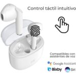 ZTE Buds 2 Auricolari True Wireless - Bluetooth 5.3 - 25 ore di autonomia - Resistenza IPX4 - Colore bianco - immagine 4