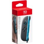 Nintendo Joy-Con 2 sinistro per Nintendo Switch 2 - Vibrazione HD 2 - Sensore di movimento - Pulsante C per GameChat - Funzione modalità mouse - Accelerometro e giroscopio - Colore nero e blu - immagine 2