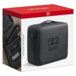 Nintendo Custodia da viaggio per console Nintendo Switch 2 - Protezione efficace contro gli urti - Capacità per 6 schede - Scomparti per accessori - Colore nero - immagine 2