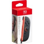 Nintendo Joy-Con 2 destro per Nintendo Switch 2 - Vibrazione HD 2 - Sensore di movimento - Pulsante C per GameChat - Funzione modalità mouse - Accelerometro e giroscopio - Colore nero e rosso - immagine 2
