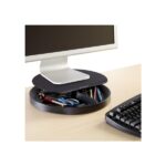 Kensington Smartfit Spin 2 Supporto girevole - Organizer girevole - Supporta monitor fino a 18 kg - Altezza regolabile - Colore nero - immagine 3