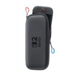 Nintendo Pack con custodia e protezione per lo schermo per console Nintendo Switch 2 - Protezione completa e sicura - Spazio per 6 schede - 2 cinturini per Joy-Con - Colore nero - immagine 2