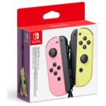 Set di 2 controller Joy-Con sinistro/destro per Nintendo Switch - Bluetooth 3.0+HS - Autonomia fino a 20 ore - Vibrazione HD - NFC per Amiibo - Telecamera a infrarossi - Colore rosa e giallo - immagine 2