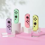 Set di 2 controller Joy-Con sinistro/destro per Nintendo Switch - Bluetooth 3.0+HS - Autonomia fino a 20 ore - Vibrazione HD - NFC per Amiibo - Telecamera a infrarossi - Colore rosa e giallo - immagine 3