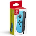Nintendo Joy-Con sinistro per Nintendo Switch - Vibrazione HD - Sensore di movimento - Accelerometro e giroscopio - Connettività Bluetooth - Colore blu neon - immagine 2