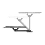 Aisens WT43TSE-411 ECO Supporto per monitor/TV - Girevole e inclinabile - 2 perni - Da 23" a 43" - Peso massimo 30 kg - Colore nero - immagine 3
