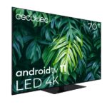 Cecotec A2 series ALU20070ZS Smart TV senza cornice da 70" LED con risoluzione 4K UHD - Android TV 11 - Chromecast integrato - Dolby Vision e Atmos - HDMI 2.1 48Gb - Base centrale - Colore nero - immagine 2