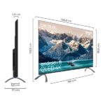 Cecotec V2 series VQU20075S Smart TV senza cornice da 75" QLED con risoluzione 4K UHD - Sistema Dolby - Processore a 4 core - Android TV 11 - HDMI 2.1 48Gbps - Chromecast integrato - Colore nero - immagine 3