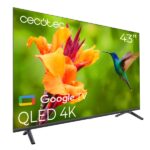 Cecotec V4 serie VQU40043 Smart TV senza cornice da 43" QLED 4K UHD - Processore Cortex A55 - Dolby Vision e Atmos - Google TV - HDMI 2.1 - USB 3.0 - Gamma cromatica ampliata - Colore nero - immagine 2