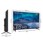 Cecotec serie A5 ALH50032 Smart TV LED da 32" con risoluzione HD - Sistema Dolby Audio - Sistema operativo VIDAA - WiFi integrato - 3 HDMI - 2 USB - Audio 16W - Colore nero - immagine 3