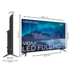 Cecotec Serie A5 ALF50040 Smart TV LED da 40" con risoluzione HD - Sistema audio Dolby - Sistema operativo VIDAA - WiFi integrato - 3 HDMI - 2 USB - Altoparlanti 16W - Colore nero - immagine 3