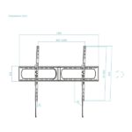 Tooq Supporto fisso a parete per TV da 37"-140" - Inclinabile - Peso max 80 kg - VESA max. 1200x800 mm - immagine 5