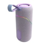 Coolsound Rainbow Beat Altoparlante Bluetooth True Wireless 20W - Autonomia fino a 3 ore - USB, MicroSD e Aux - Funzione vivavoce - Radio FM - Illuminazione RGB - Colore viola - immagine 4