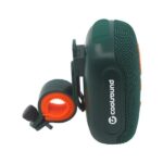 Coolsound Riderbeat Altoparlante Bluetooth True Wireless 7W - Autonomia fino a 3 ore - USB, MicroSD e Aux - Funzione vivavoce - Radio FM - Supporto per manubrio - Colore verde - immagine 4