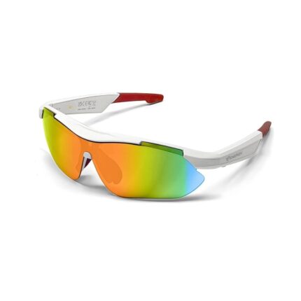 Energy Sistem TrackVibe Sport Music Occhiali Bluetooth - Filtro anti luce blu e protezione UV400 - Riproduzione musica - Microfono e assistente vocale - IPX5 - Controllo tattile - Autonomia 5 ore - Colore bianco