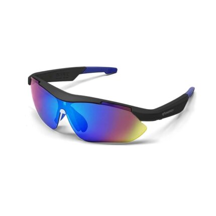 Energy Sistem TrackVibe Sport Music Occhiali Bluetooth - Filtro anti luce blu e protezione UV400 - Riproduzione musica - Microfono e assistente vocale - IPX5 - Controllo tattile - Autonomia 5 ore - Colore nero