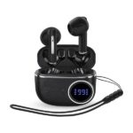 Energy Sistem ChargeView TWS Auricolari - Bluetooth 5.4 - Tecnologia True Wireless - 20 ore di autonomia - Display con stato della batteria - Colore nero