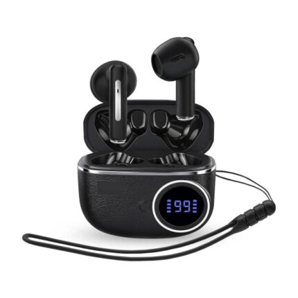 Energy Sistem ChargeView TWS Auricolari - Bluetooth 5.4 - Tecnologia True Wireless - 20 ore di autonomia - Display con stato della batteria - Colore nero