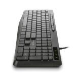 NGS Spectra Tastiera USB Ultra Slim - USB-A - Silenziosa - Indicatori LED - Colore Nero - immagine 5