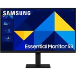 Samsung Essential S3 Monitor 24" IPS FullHD 100Hz - Risposta 5ms - HDMI - VESA  100x100mm - Colore Nero