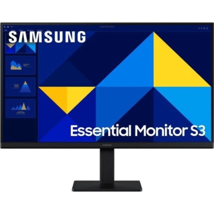 Samsung Essential S3 Monitor 24" IPS FullHD 100Hz - Risposta 5ms - HDMI - VESA  100x100mm - Colore Nero