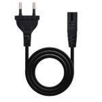 Nanocavo Cavo di alimentazione Forma 8 CEE7/16 maschio a C7 femmina 2 m - Colore nero