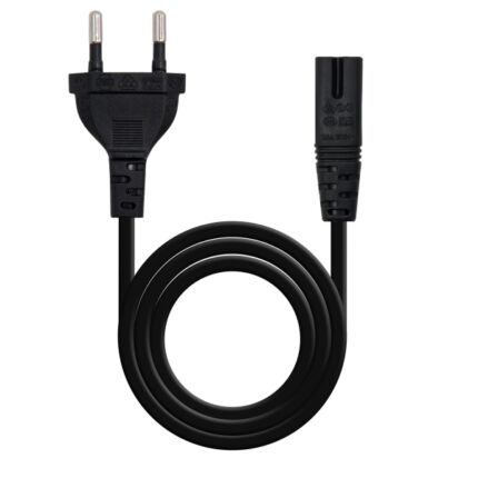 Nanocavo Cavo di alimentazione Forma 8 CEE7/16 Maschio a C7 Femmina 3 m - Colore Nero