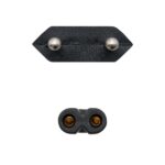 Nanocavo Cavo di alimentazione Forma 8 CEE7/16 Maschio a C7 Femmina 3 m - Colore Nero - immagine 3