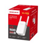 Mercusys ME60X Ripetitore estensore di rete WiFi - Fino a 1500 Mbps - WiFi 6 - 1x RJ-45 Gigabit - Pulsante WPS - Colore bianco - immagine 3
