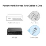 Mercusys MS106P Switch 6 porte RJ45 10/100Mbps - 4 porte PoE+ - Colore nero - immagine 5
