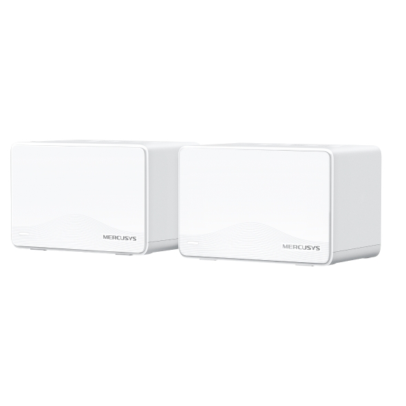 Mercusys Halo H25BE Confezione da 2 unità Sistema Wi-Fi Mesh 7 BE3600 - Copertura fino a 460 m2 - Velocità fino a 3600 Mbps - Colore bianco Mercusys Halo H25BE Confezione da 2 unità Sistema Wi-Fi Mesh 7 BE3600 - Copertura fino a 460 m2 - Velocità fino a 3600 Mbps - Colore bianco
