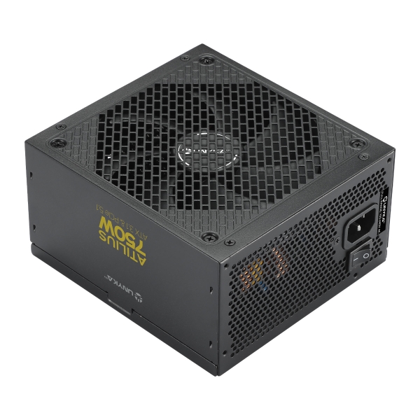 Unykach Atilius 3.1 Black 750W 80 Plus Gold Alimentatore 750W ATX 3.1 - Completamente modulare - Ventola da 120 mm Unykach Atilius 3.1 Black 750W 80 Plus Gold Alimentatore 750W ATX 3.1 - Completamente modulare - Ventola da 120 mm