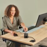 Fellowes Cubo Multipresa da tavolo con 3 prese 230V + 2x USB-C 20W max. - 1x USB-A 18W max. - Cavo da 2 m - Interruttore On/Off - Colore nero - immagine 3