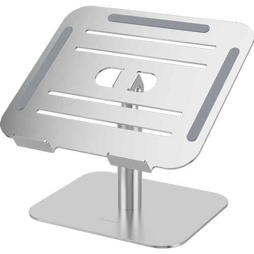 Fellowes Alumia Rialzo per laptop da tavolo fino a 15" - Regolazione dell'altezza tra 15 e 30 cm - Piattaforma con inclinazione regolabile - Realizzato in alluminio - Colore argento Fellowes Alumia Rialzo per laptop da tavolo fino a 15" - Regolazione dell'altezza tra 15 e 30 cm - Piattaforma con inclinazione regolabile - Realizzato in alluminio - Colore argento