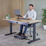 Fellowes Alumia Rialzo per laptop da tavolo fino a 15" - Regolazione dell'altezza tra 15 e 30 cm - Piattaforma con inclinazione regolabile - Realizzato in alluminio - Colore nero - immagine 5