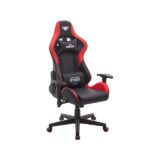 Cromad Serie Demon Lord Sedia Gaming - Struttura robusta - Pelle sintetica di alta qualità - Altezza regolabile con pistone a gas classe 2 - Schienale reclinabile - Cuscino lombare e cervicale - Braccioli regolabili - Colore nero/rosso - immagine 2