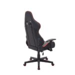 Cromad Serie Demon Lord Sedia Gaming - Struttura robusta - Pelle sintetica di alta qualità - Altezza regolabile con pistone a gas classe 2 - Schienale reclinabile - Cuscino lombare e cervicale - Braccioli regolabili - Colore nero/rosso - immagine 5
