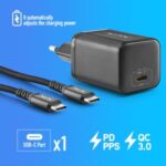 NGS BUD65W-H Caricabatterie GaN 65W per laptop HP - USB C Power Delivery e PPS - 8 connettori DC inclusi - Cavo USB C da 1,5 m 60W - Design ultraportatile - Protezione da sovraccarico e surriscaldamento - immagine 3
