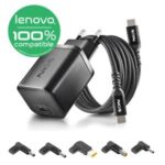 NGS BUD65W-L Caricabatterie GaN 65W per laptop Lenovo - USB C Power Delivery e PPS - 5 connettori DC inclusi - Cavo USB C da 1