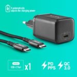 NGS BUD65W-L Caricabatterie GaN 65W per laptop Lenovo - USB C Power Delivery e PPS - 5 connettori DC inclusi - Cavo USB C da 1,5 m 60W - Design ultraportatile - Protezione da sovraccarico e surriscaldamento - immagine 3