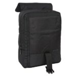 Safta F.C.Barcelona Premium Zaino per laptop fino a 13,3" - Doppia cerniera - Tasca interna - Connettore USB - Schienale e spallacci imbottiti - Maniglia superiore - 290x120x390mm - Colore nero - immagine 4