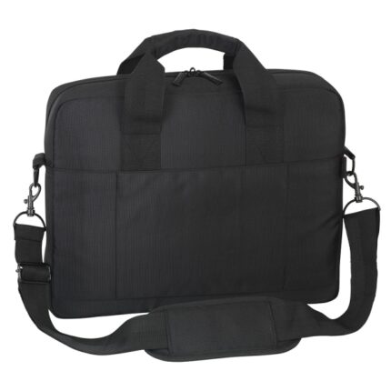 6" - Tasca per tablet - Scomparti - Tracolla regolabile - Manici rivestiti - Sistema per lucchetto - 11 L - 400 x 90 x 330 mm - Colore nero