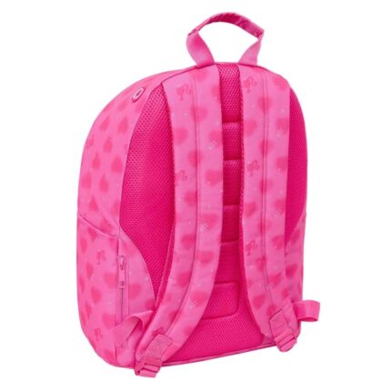 1" - Interno imbottito - Tasca per tablet - Doppia maniglia - Spallacci ergonomici - Manico rivestito - 20 L - 310 x 160 x 410 mm - Colore rosa