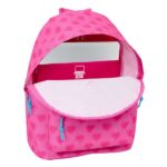 Safta Barbie Cuori Zaino per laptop fino a 14,1" - Interno imbottito - Tasca per tablet - Doppia maniglia - Spallacci ergonomici - Manico rivestito - 20 L - 310 x 160 x 410 mm - Colore rosa - immagine 4