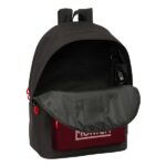 Safta Munich Vulcan Zaino per laptop fino a 15,6" - Antifurto - Connettore USB - 24,55 L - Ergonomico - Base imbottita - Tasca frontale - Doppia maniglia - 310x180x440 mm - Colore nero e rosso - immagine 4